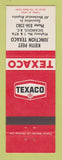 Matchbook Cover - Texaco oil gas Keith Peet Sicamous BC