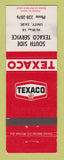 Matchbook Cover - Texaco oil gas South Side Unity SK WEAR