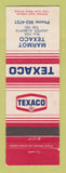 Matchbook Cover - Texaco oil gas Marmot Jasper AB