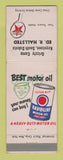 Matchbook Cover - Texaco oil gas Grizzly Camp Keystone SD