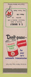 Matchbook Cover - Texaco oil gas CU Shively Milton PA LAMINATED