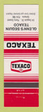 Matchbook Cover - Texaco oil gas Glenn's Seguin Parry Sound ON