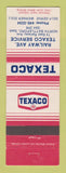 Matchbook Cover - Texaco oil gas Railway Ave North Battleford SK