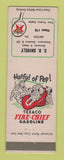 Matchbook Cover - Texaco oil gas CU Shively Milton PA LAMINATED