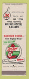 Matchbook Cover - Texaco oil gas Carter's Crossville IL low phone #