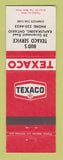 Matchbook Cover - Texaco oil gas Bud's Kapuskasing ON