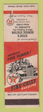 Matchbook Cover - Texaco oil gas Steve's Allentown PA