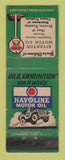 Matchbook Cover - Texaco oil gas Riverton Motor WY WEAR LAMINATED