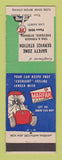 Matchbook Cover - Texaco oil gas Safety Zone Service Cheyenne WY