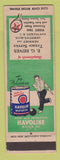 Matchbook Cover - Texaco oil gas EG Hines Pawtucket RI