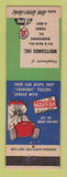 Matchbook Cover - Texaco oil gas Whitcombs Harrisburg PA LAMINATED