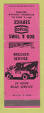 Matchbook Cover - Texaco oil gas Bob & Toms Richmond IN WEAR