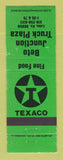 Matchbook Cover - Texaco oil gas Beto Junction Lebo KS WEAR