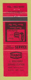 Matchbook Cover - Texaco oil gas L Bouchard Montreal QC