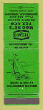 Matchbook Cover - Texaco oil gas Moore's Boardman OR