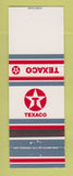 Matchbook Cover - Texaco oil gas Canada NO DEALER