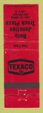 Matchbook Cover - Texaco oil gas Beto Junction Lebo KS WEAR
