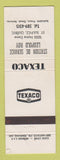 Matchbook Cover Texaco oil gas Station De Service Leopold Roy St Sulpice QC WEAR