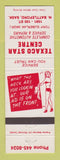 Matchbook Cover - Texaco oil gas Star Centre North Battleford SK girlie