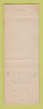 Matchbook Cover - Texaco oil gas Barney's Parlier CA