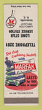 Matchbook Cover - Texaco oil gas Lone Star Kernersville NC LAMINATED