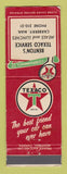 Matchbook Cover - Texaco oil gas Benton's Carberry MB WEAR #2