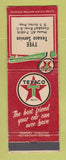 Matchbook Cover - Texaco oil gas Tyee Campbell River BC WEAR