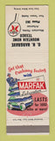 Matchbook Cover - Texaco oil gas OH Hargrave Mountain Home AR low phone #