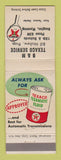 Matchbook Cover - Texaco oil gas B&M Douglas WY