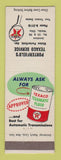 Matchbook Cover - Texaco oil gas Porterfield's Waldo OH LAMINATED
