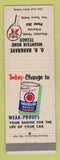 Matchbook Cover - Texaco oil gas OH Hargrave Mountain Home AR low phone #