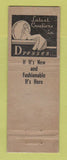 Matchbook Cover - Texaco oil gas Driggs Crooksville OH WORN LAMINATED