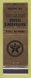 Matchbook Cover - Texaco oil gas Masterson's Ajo AZ Firestone Tires