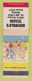 Matchbook Cover - Texaco oil gas Griswold's Wichita KS hillbilly LAMINATED