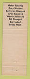 Matchbook Cover - Texaco oil gas Griswold's Wichita KS hillbilly LAMINATED
