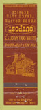 Matchbook Cover - Texaco oil gas outpost Leasburg MO WEAR