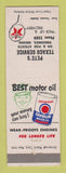 Matchbook Cover - Texaco oil gas Pete's Vincennes IN low phone #