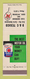 Matchbook Cover - Texaco oil gas D&C Cody WY