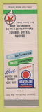 Matchbook Cover - Texaco oil gas Osborn Barnsville MN