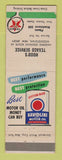 Matchbook Cover - Texaco oil gas Hood's Woodstown NJ