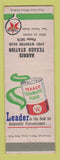 Matchbook Cover - Texaco oil gas Harris Columbus GA
