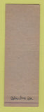 Matchbook Cover - Texaco oil gas Harris Columbus GA