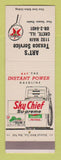 Matchbook Cover - Texaco oil gas Art's Crete IL