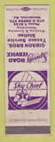 Matchbook Cover - Texaco oil gas Gibson Bros Henderson KY WEAR