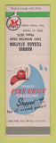 Matchbook Cover - Texaco oil gas Harris Columbus GA