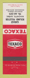 Matchbook Cover - Texaco oil gas Roland Pelletier Bouchette QC