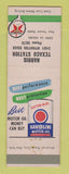 Matchbook Cover - Texaco oil gas Harris Columbus GA