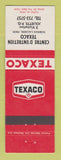 Matchbook Cover - Texaco oil gas Centre D'Entretien Joliette QC