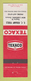 Matchbook Cover - Texaco oil gas EC Kramp Fuels New Liskeard ON