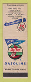 Matchbook Cover - Texaco oil gas Allman Service Huntsville TX low phone #